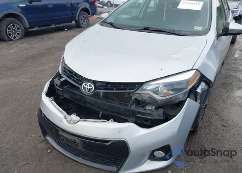 2014 Toyota Corolla S Premium z USA, uszkodzony, nr VIN 2T1BURHE1EC122512